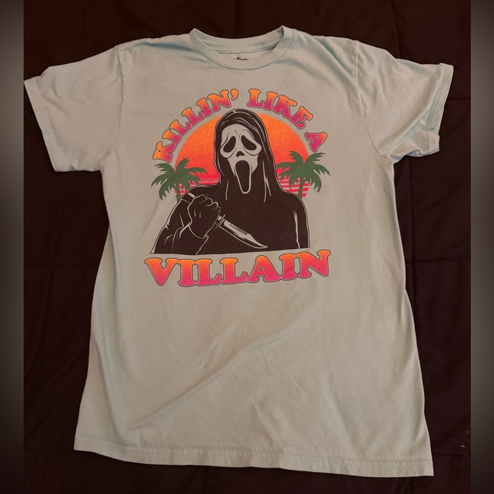 👻‎ Hot Topic Scream Ghost Face Tropical T-Shirt 👻